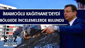 İmamoğlu Kağıthanede bina çöken bölgede incelemelerde bulundu