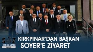 İYİ Parti İzmir İl Başkanı Hüsmen Kırkpınar, Başkan Soyer'i ziyaret etti