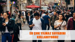 En çok kullanılan 50 soyadı