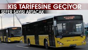 İETT KIŞ TARİFESİNE GEÇİYOR