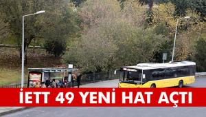 2019'da açılan İETT hatları