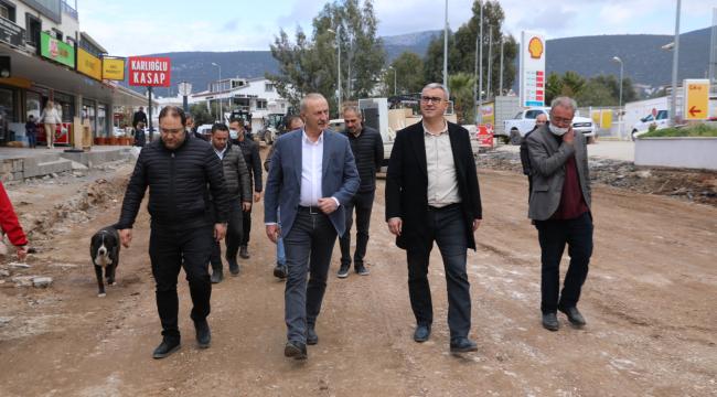 BAŞKAN ATABAY: BÜYÜKŞEHİR BELEDİYEMİZ İLE BERABER TIKIR TIKIR ÇALIŞIYORUZ