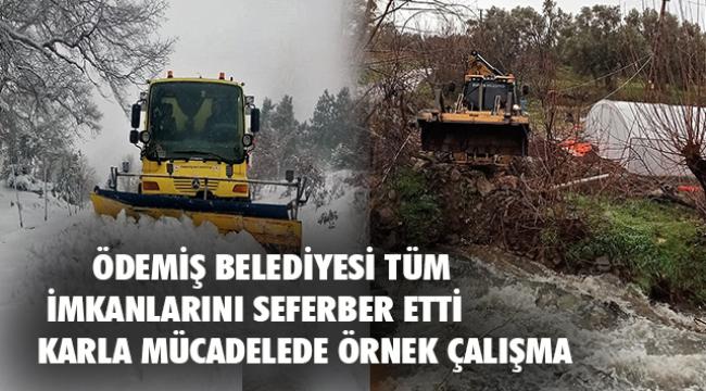 Ödemiş Belediyesi'nden kış teyakkuzu