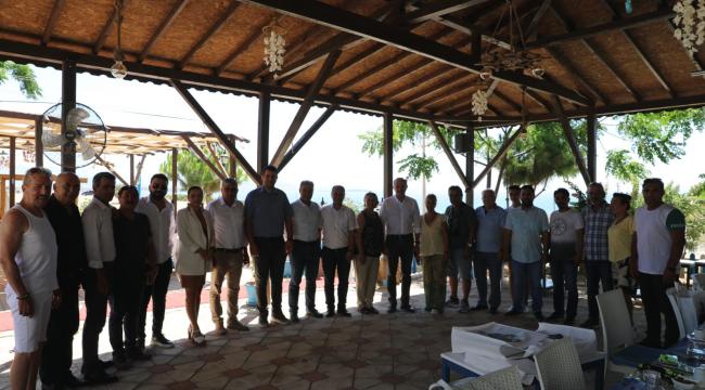 BAŞKAN ATABAY BASIN BAYRAMI'NDA GAZETECİLERLE BİR ARAYA GELDİ