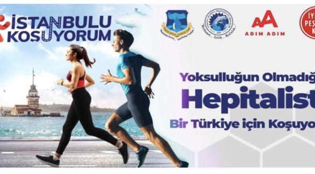 TİSVA YOKSULLUĞUN OLMADIĞI HEPİTALİST TÜRKİYE İÇİN İSTANBUL MARATONUNDA KOŞUYOR