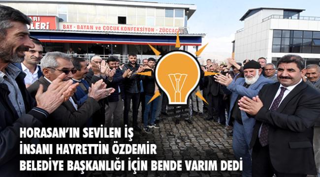 Hayırsever İş İnsanı Hayrettin Özdemir Belediye Başkan aday adayı oluyor