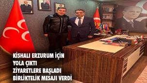 Kishalı MHP Yakutiye İlçe Başkanlığını ziyaret etti 