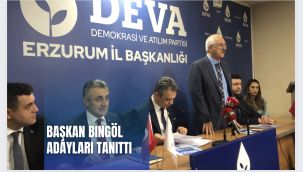 DEVA'dan Belediye Başkan Aday Tanıtım Toplantısı 