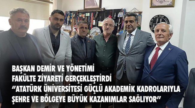 Başkan Demir ziyaretlerini aralıksız sürdürüyor