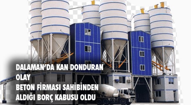 DALAMAN'DA SKANDAL OLAY