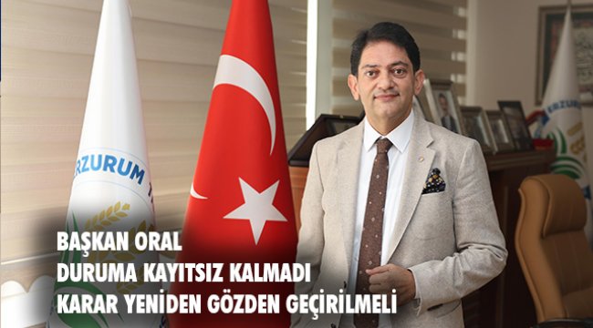 ETB Başkan Oral: ''Kamu Bankalarının Mevcut Kredilere Yansıttığı Yeni Faiz Oranları Kabul Edilebilir Değil''