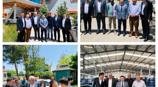 AK Parti Erzurum Milletvekilleri 1.Organize Sanayi Esnafını ziyaret etti 