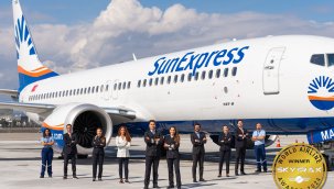 SunExpress, bu yıl da 'Avrupa'nın En İyi Tatil Hava Yolu' seçildi