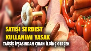 Satışı serbest, kullanımı yasak!