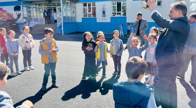 Yakutiye Belediyesi'nden Okullarda Örnek Çevre Düzenleme ve Asfalt Çalışmaları