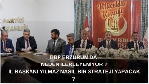 BBP Erzurum'da neden ilerleyemiyor ? 