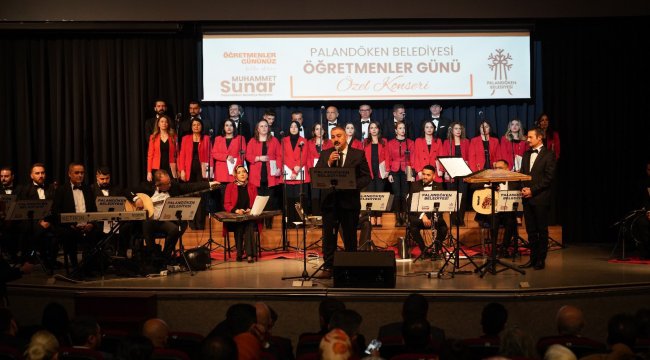 Palandöken Belediyesi'nden Unutulmaz Öğretmenler Günü Konseri