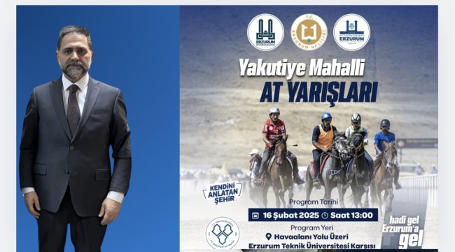 Yakutiye Belediyesi'nden Geleneksel At Yarışı Heyecanı