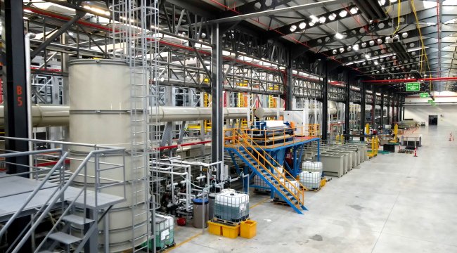 Yeni Kataforez ve Toz Boya Hatları Devrede