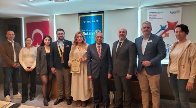Alsancak Rotary Kulübü'nden Cahide Sonku'ya Vefa