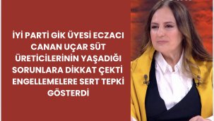 Eczacı Canan Uçar: Üreticinin alın terine sahip çıkın, zarar etmelerini önleyin! 