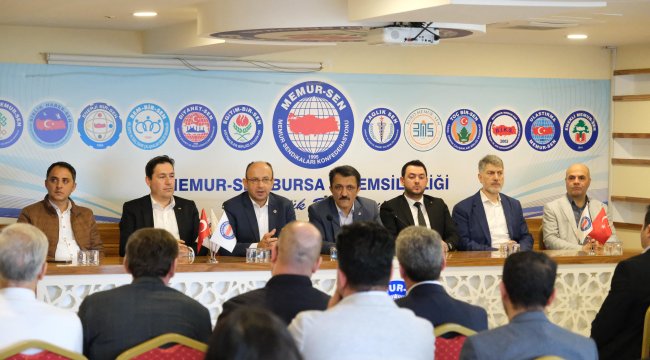 Bursa'da, Memur-Sen Ailesi Bayramlaştı