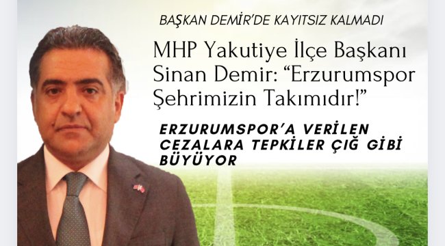 Erzurumspor'a Verilen Cezalara Tepkiler Çığ Gibi Büyüyor