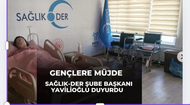 SağlıkDER'den Gençlere Müjde: Mesleki Yeterlilik Belgelendirme Merkezi Açıldı