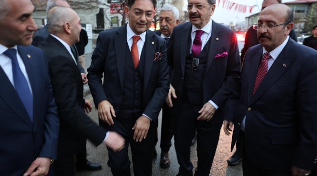 TOBB Başkanı Hisarcıklıoğlu'ndan Erzurum Ticaret Borsası'na Ziyaret