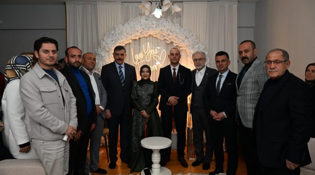 Vali Mustafa Çiftçi, Buse ve Özcan’ın Nişan Merasimine Katıldı