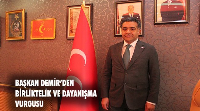 Başkan Demir'den Kurban Bayramı Mesajı