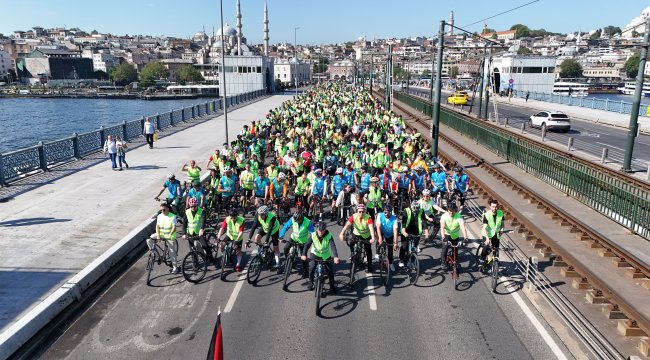Tüm Türkiye'de Pedallar Sağlıklı Yaşam İçin Çevrildi
