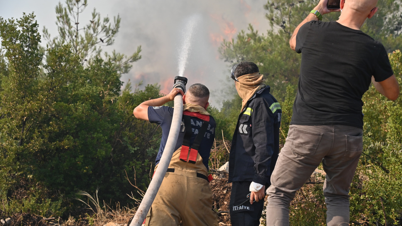 Yangın Söndürme Ekipleri Kayapınar yangınına müdahale etti