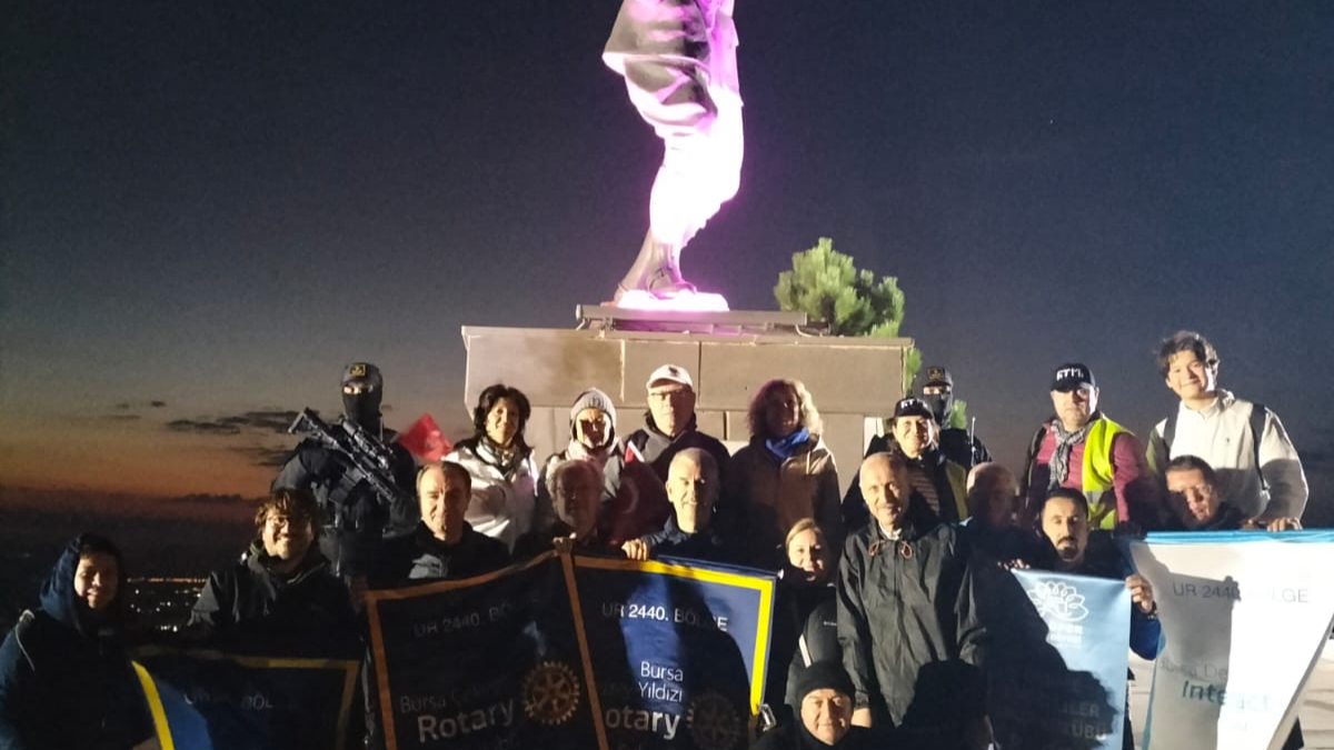 Rotaryenler Kocatepe’de Atalarının İzinde Yürüdü
