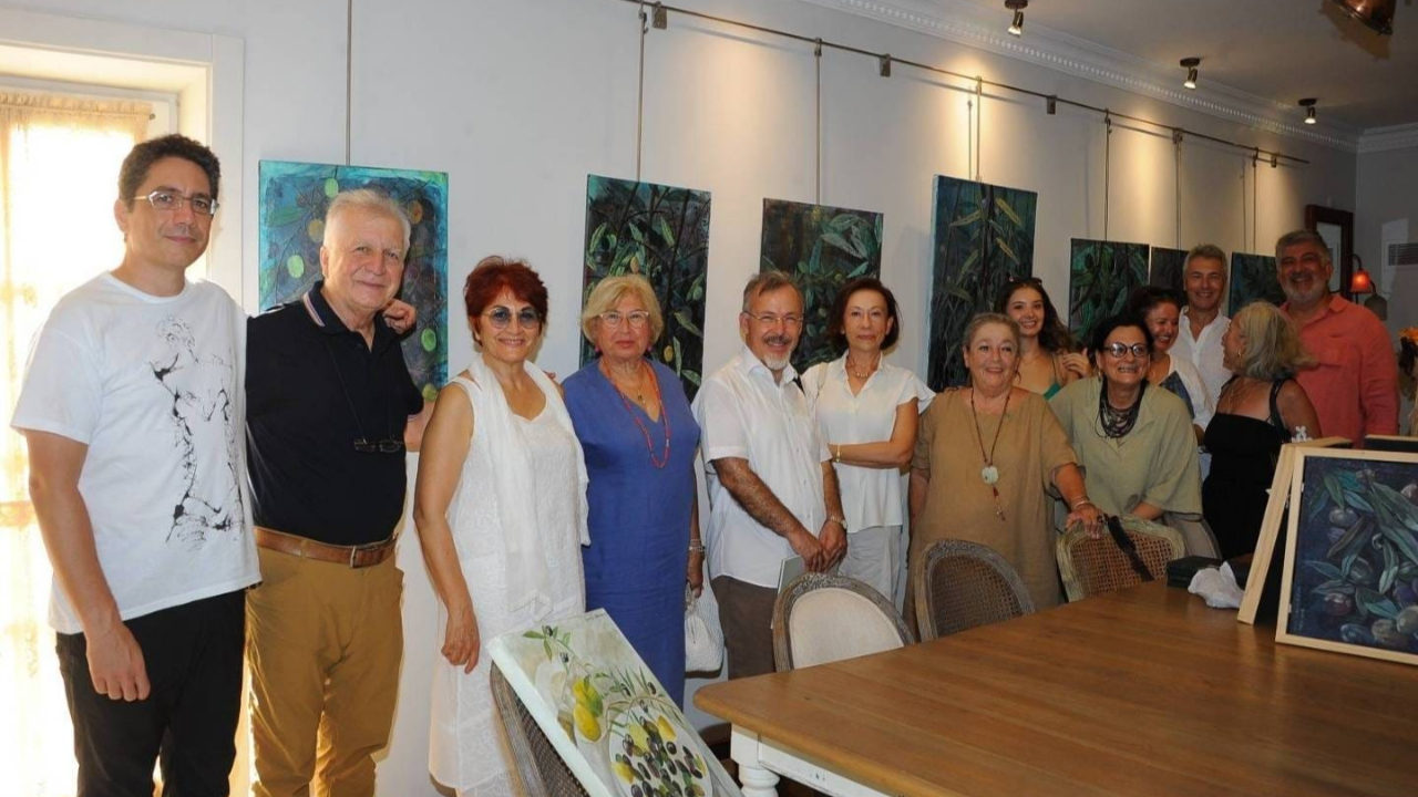 “Zeytine Umut” adlı sergi büyük beğeni aldı