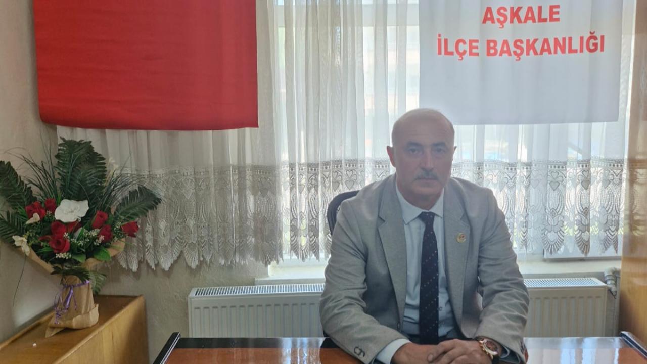 BBP Aşkale İlçe Başkanı Yücel Aydemir’den Cumhuriyet Bayramı Mesajı