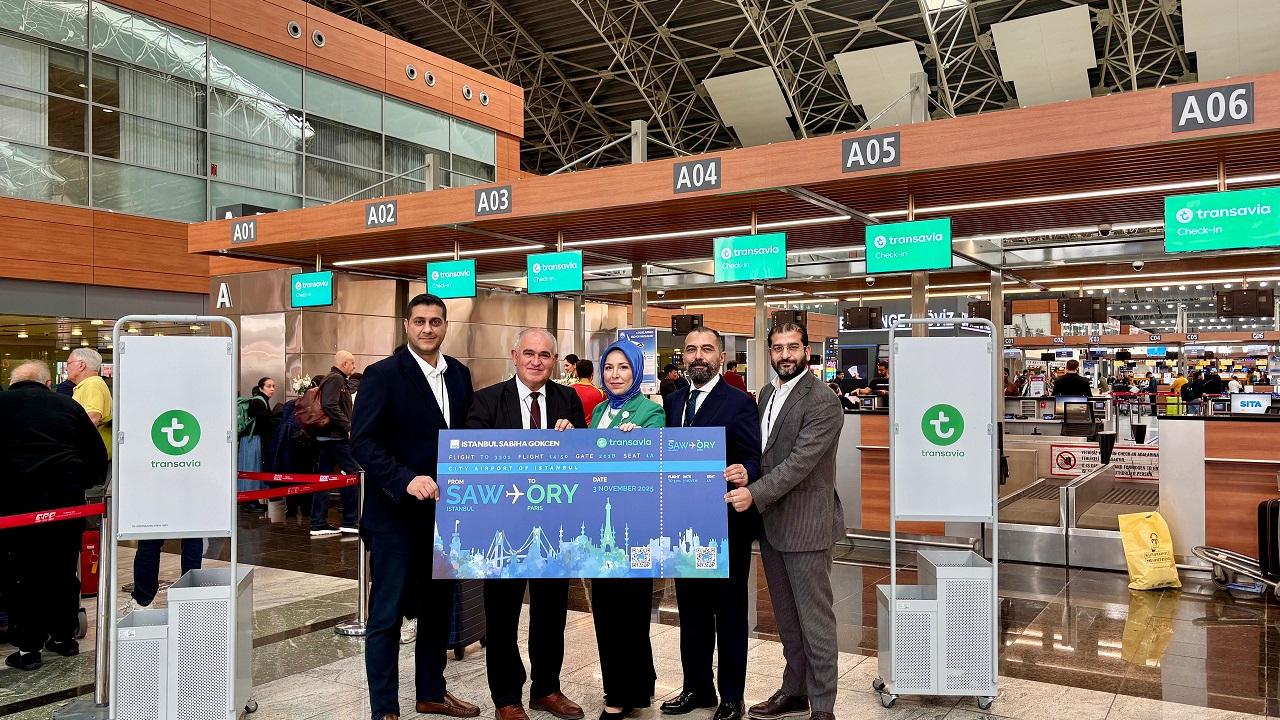 Sabiha Gökçen’den yeni iş birliği: Transavia France ile Paris Orly uçuşları başladı