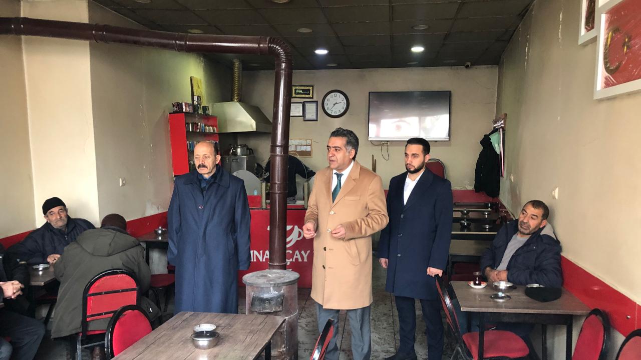 MHP Yakutiye İlçe Başkanı Demir, Gülahmet ve Mahallebaşı’nda Esnaf ve Vatandaşlarla Buluştu