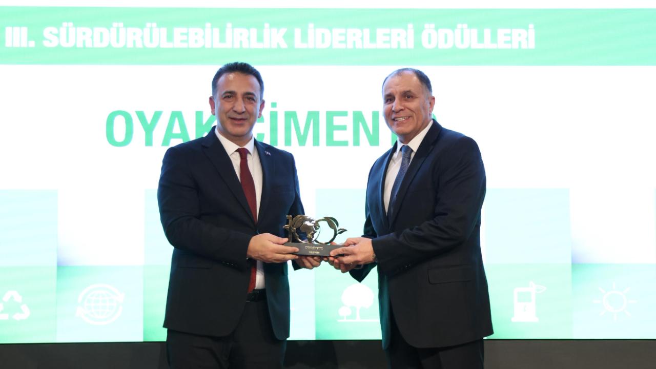 OYAK Çimento’ya “Sürdürülebilirlik Liderleri” Ödülü