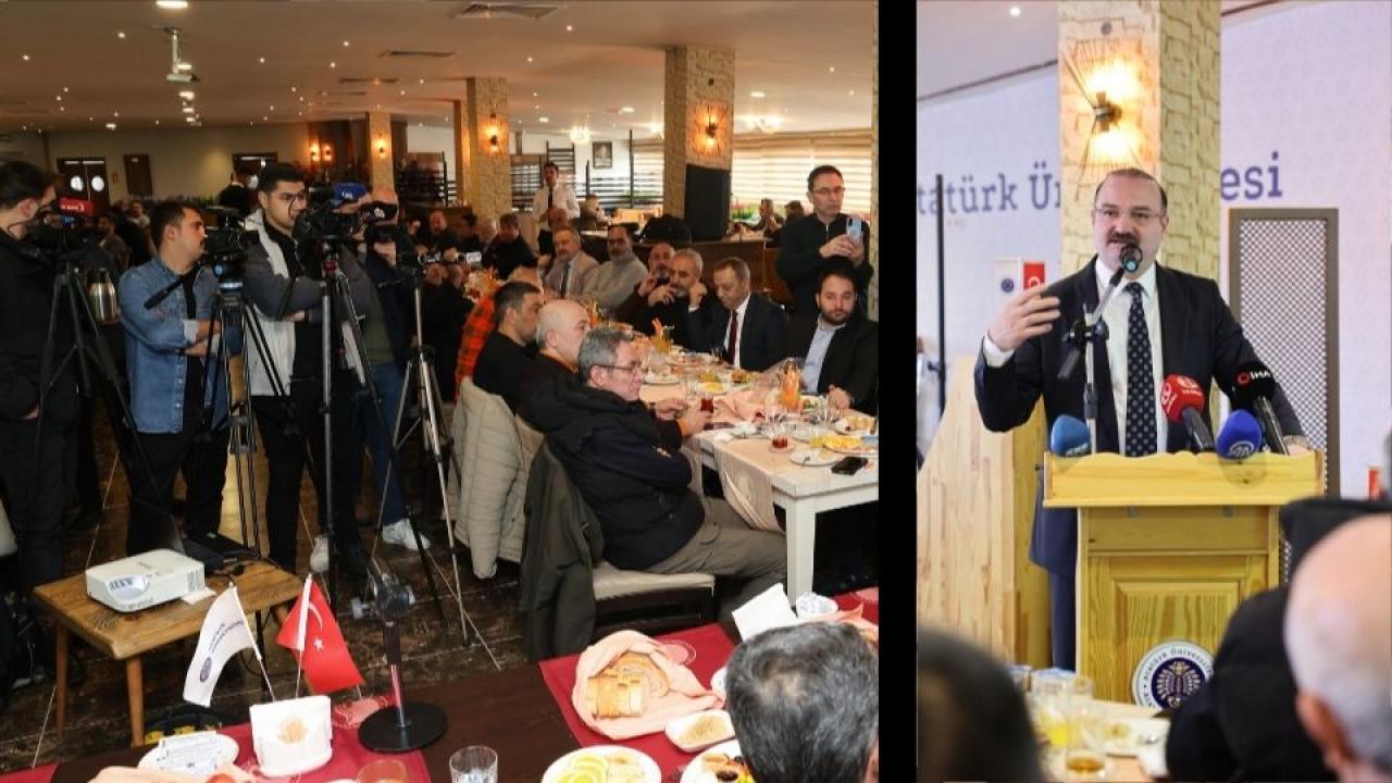 Rektör Hacımüftüoğlu Medya Buluşmasında Yol Haritasını Açıkladı