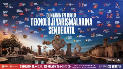 TEKNOFEST kapsamında düzenlenen 2026 yılı teknoloji yarışmalarına başvurular başladı