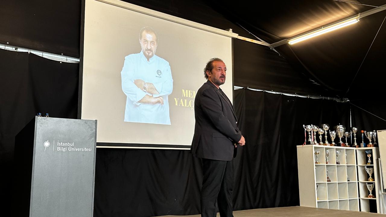 Şef Mehmet Yalçınkaya öğrencilerle buluştu: ‘Ateşten geçmeden şef olunmaz’