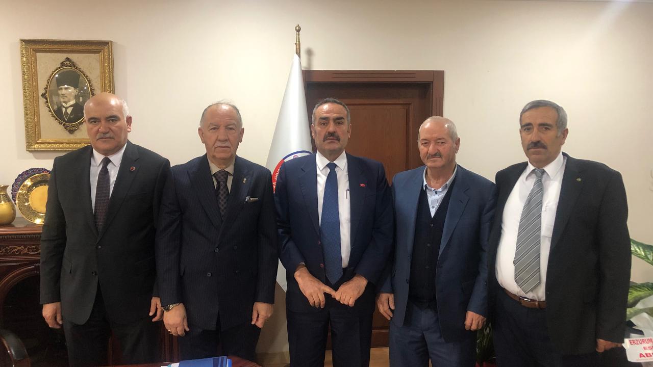 ÖZKAN’DAN ESOB BAŞKANI FIRAT’A HAYIRLI OLSUN  ZİYARETİ