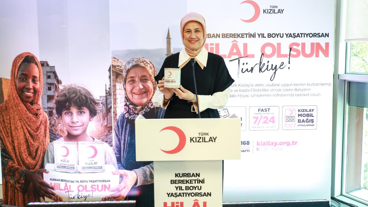 Türk Kızılay gelenekselleşen vekâletle kurban kesim kampanyasını başlattı
