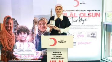 Türk Kızılay gelenekselleşen vekâletle kurban kesim kampanyasını başlattı